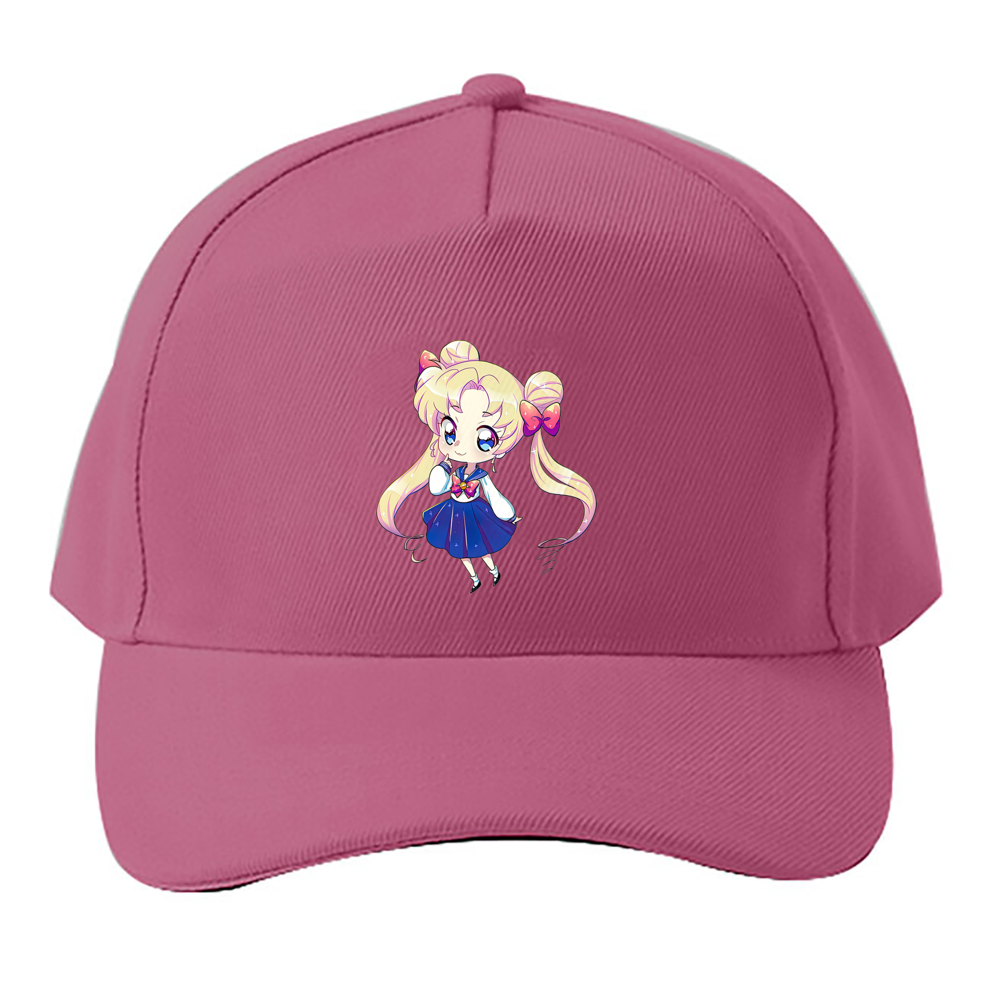 （画像用） 美少女戦士セーラームーン 月野 うさぎ つきの うさぎ Sailor Moon Tsukino Usagi ベースボールキャップ 綿100％ 男女兼用 帽子 スポーツ